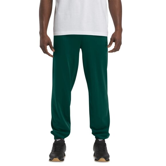 Reebok Mens Slim fit Drawstring Track Pants Pants Size XL / 31 Green - Picture 1 of 1